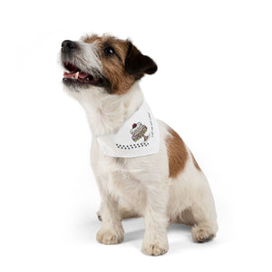 Cute Pet Bandana Collar for Dogs, Let Me Eat Cake Dog Scarf, Birthday Pet Accessory, Fun Dog Fashion, Pet Party Wear
